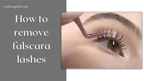Includes BOND-to prime & prep lashes. . How to remove falscara